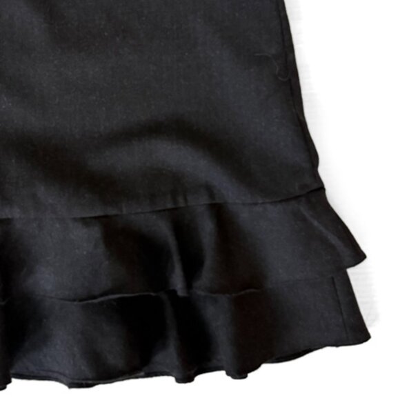 Anthropologie Double Ruffled Wool Skirt - Picture 6 of 8